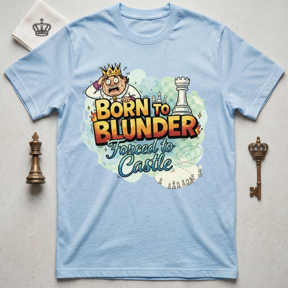 Born To Blunder Forced To Castle T-Shirt