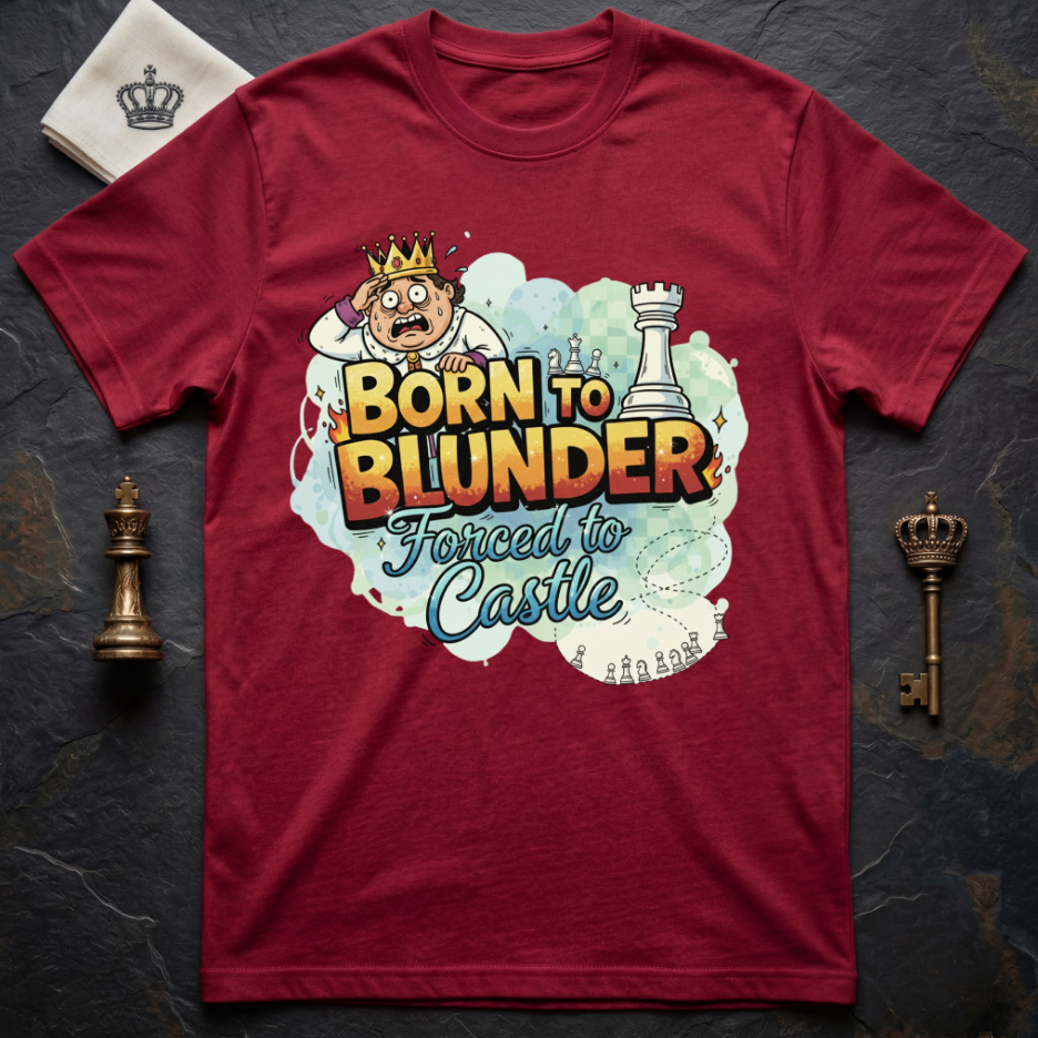 Born To Blunder Forced To Castle T-Shirt
