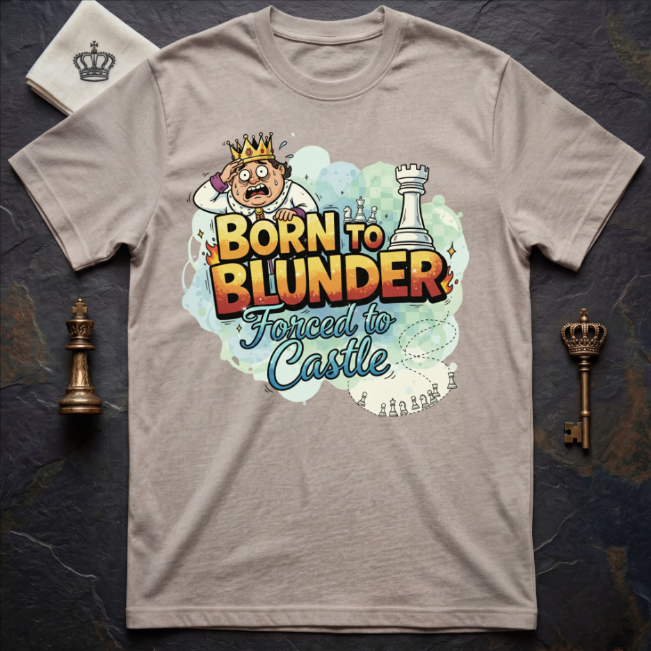 Born To Blunder Forced To Castle T-Shirt