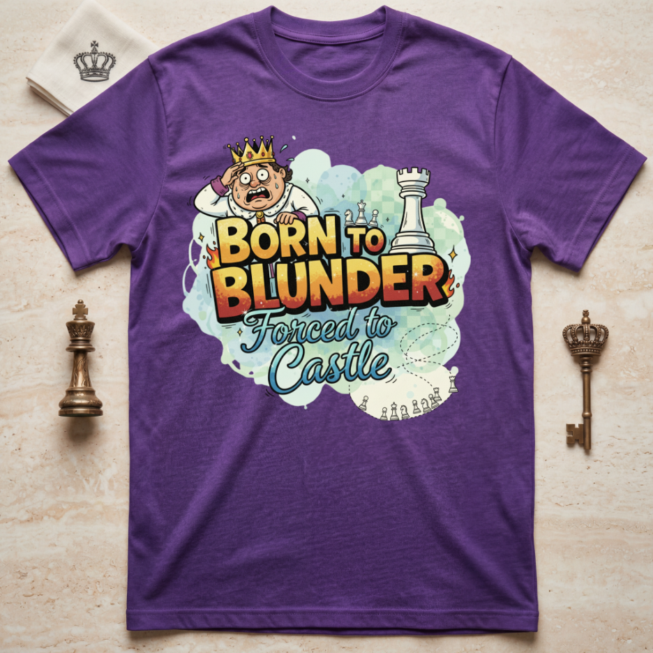 Born To Blunder Forced To Castle T-Shirt