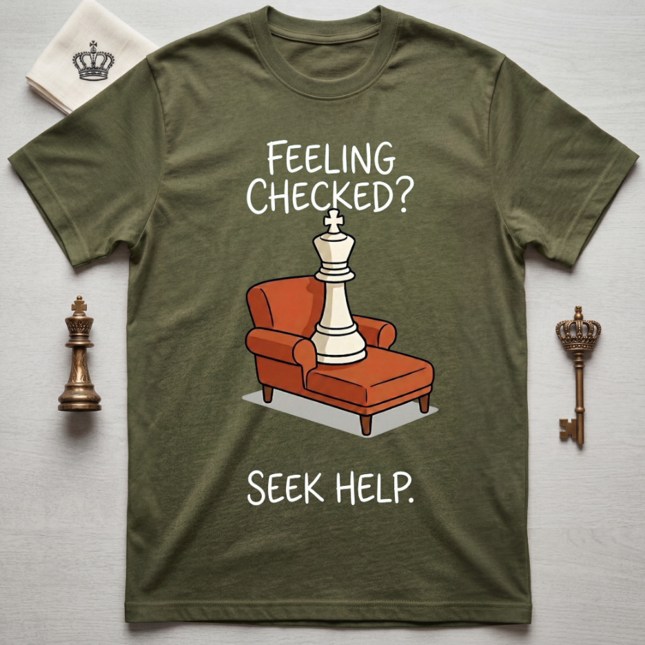 Feeling Checked Seek Help T-Shirt