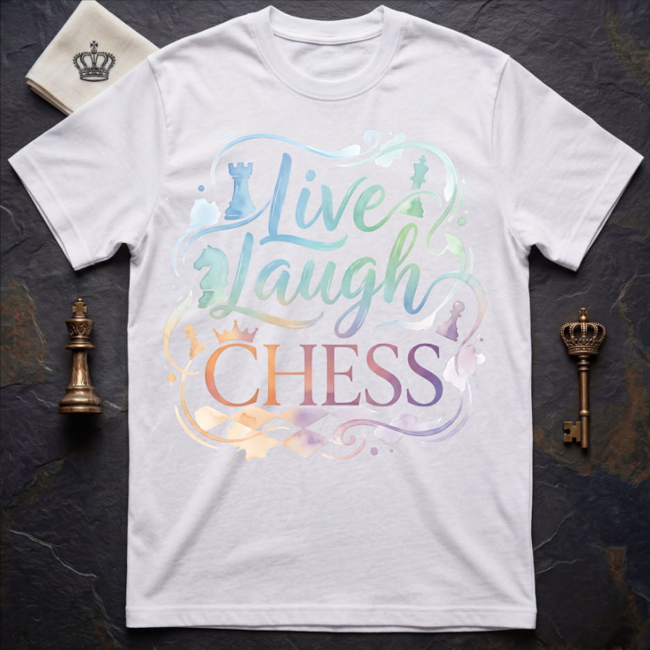 Live Laugh Chess T-Shirt