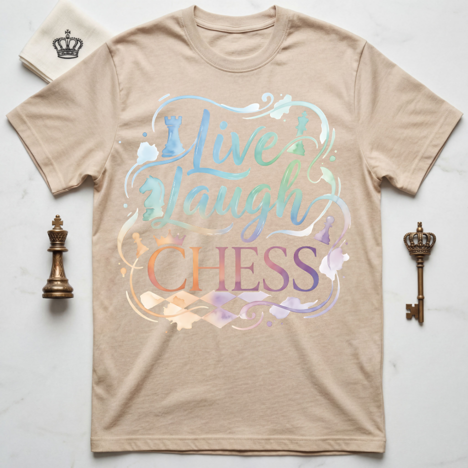 Live Laugh Chess T-Shirt