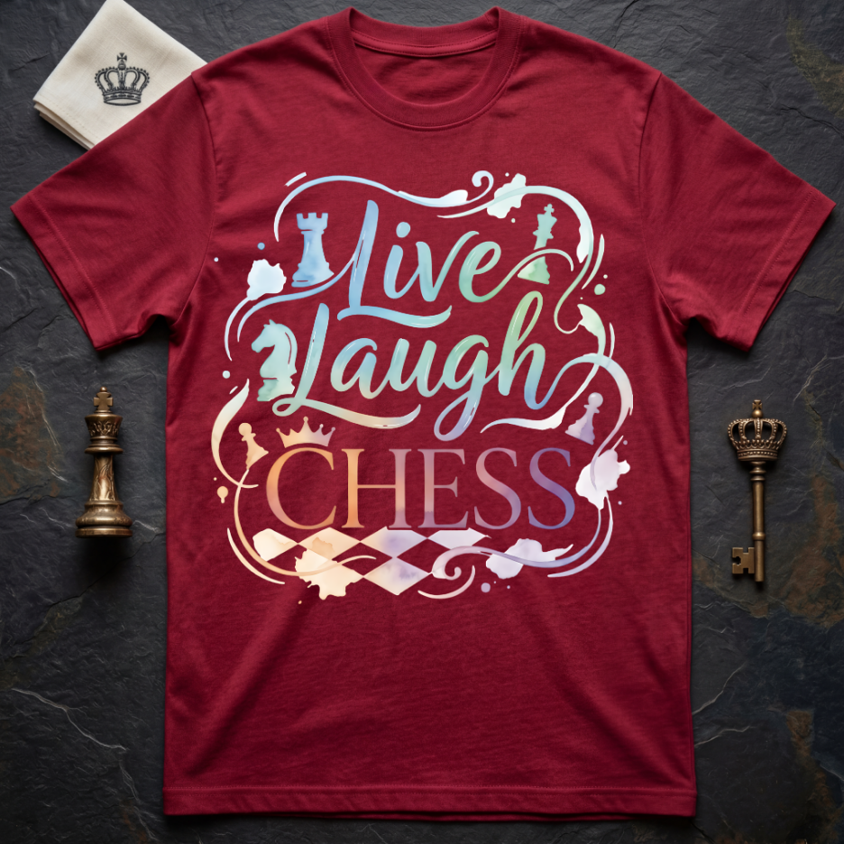 Live Laugh Chess T-Shirt