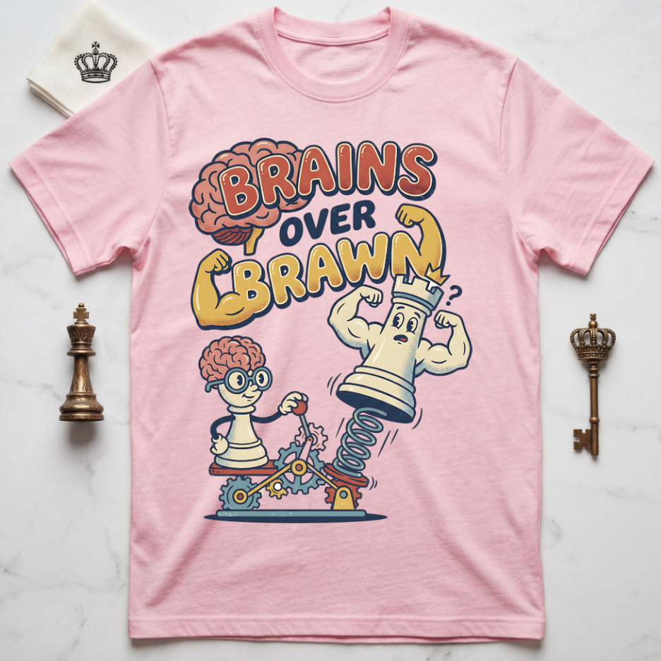 Brains Over Brawn T-Shirt