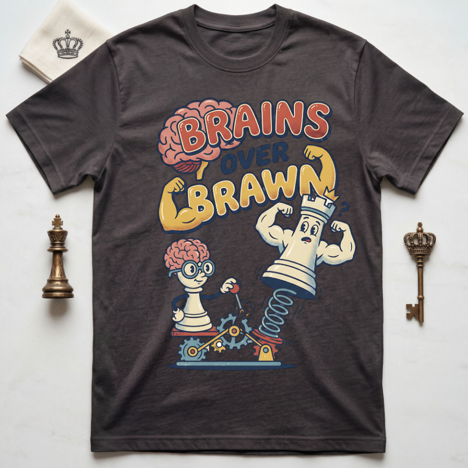 Brains Over Brawn T-Shirt