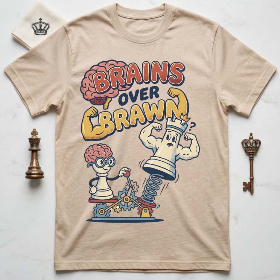 Brains Over Brawn T-Shirt