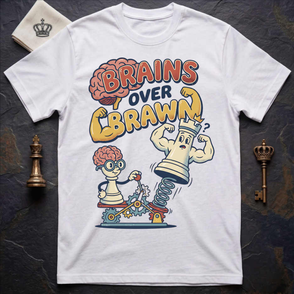 Brains Over Brawn T-Shirt