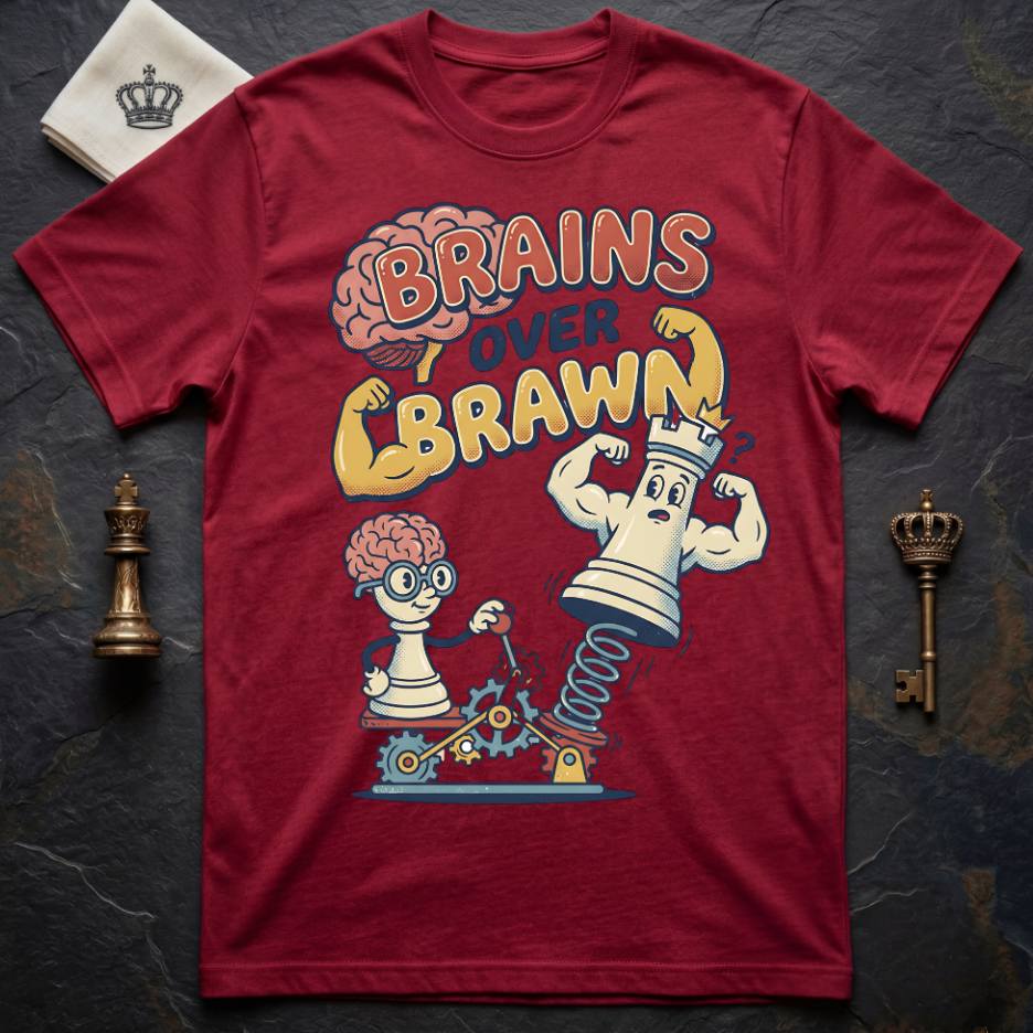 Brains Over Brawn T-Shirt