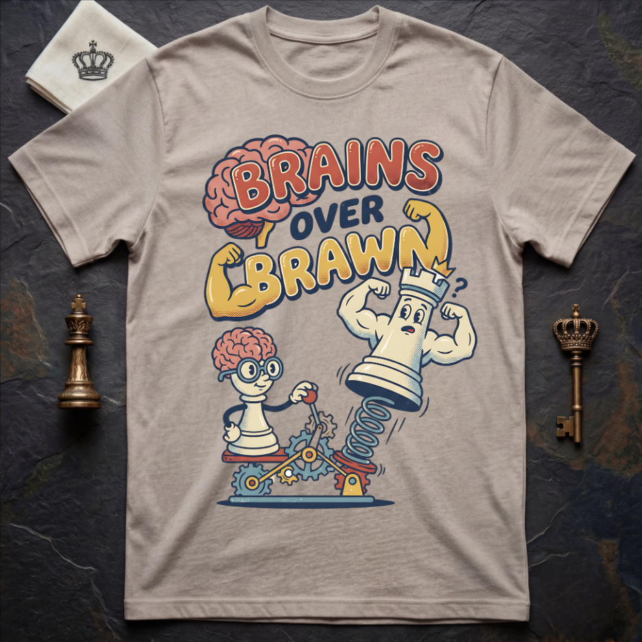 Brains Over Brawn T-Shirt