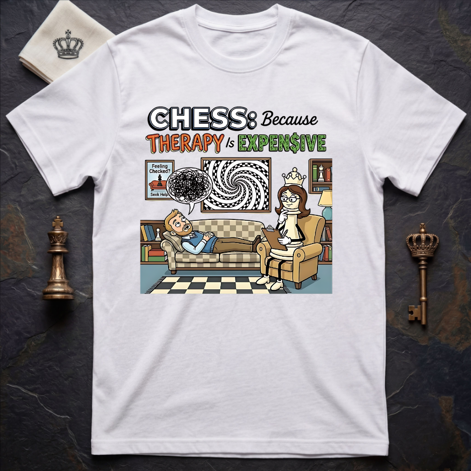 Chess Because Therapy Is Expensive T-Shirt