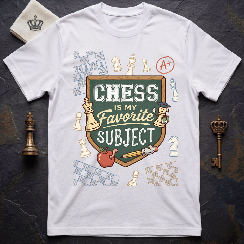 Chess Is My Favorite Subject T-Shirt