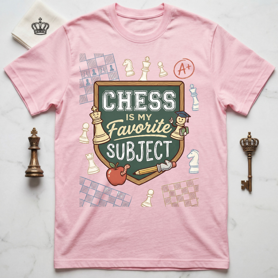 Chess Is My Favorite Subject T-Shirt