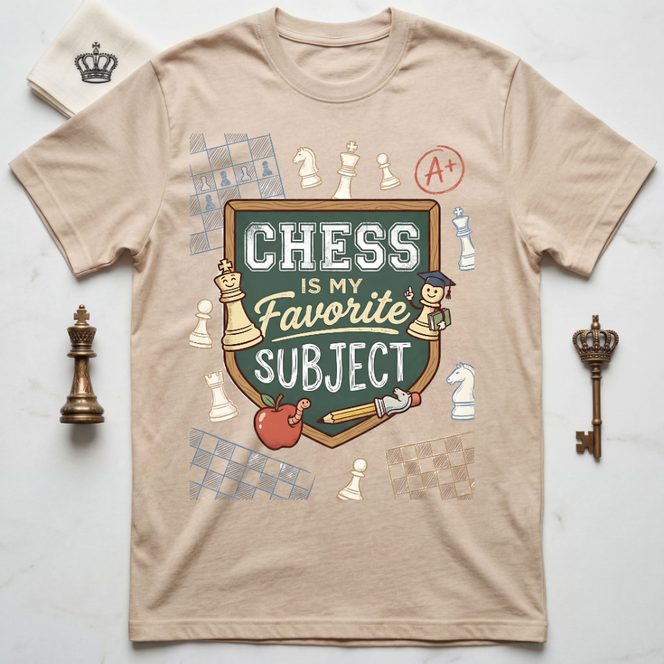 Chess Is My Favorite Subject T-Shirt