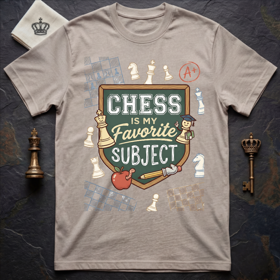 Chess Is My Favorite Subject T-Shirt