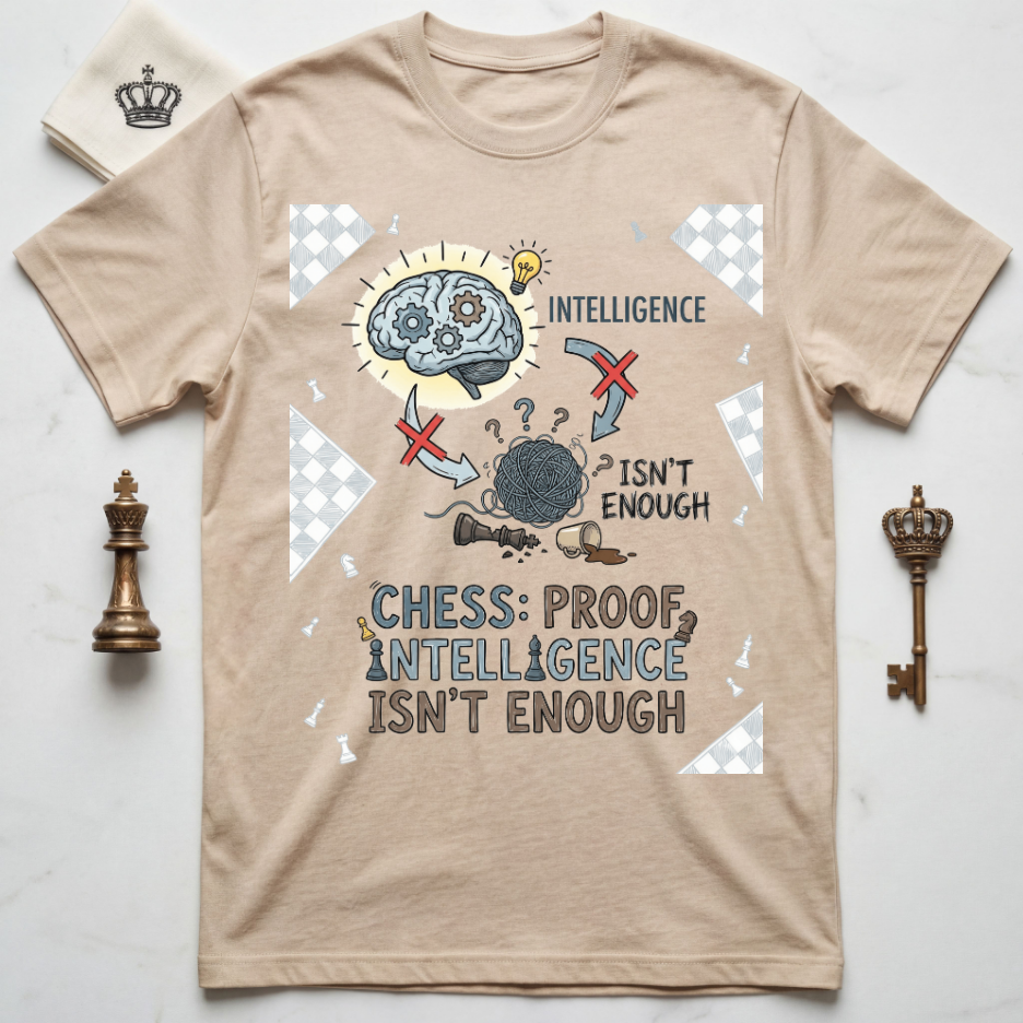 Chess Proof Intelligence Isn't Enough T-Shirt