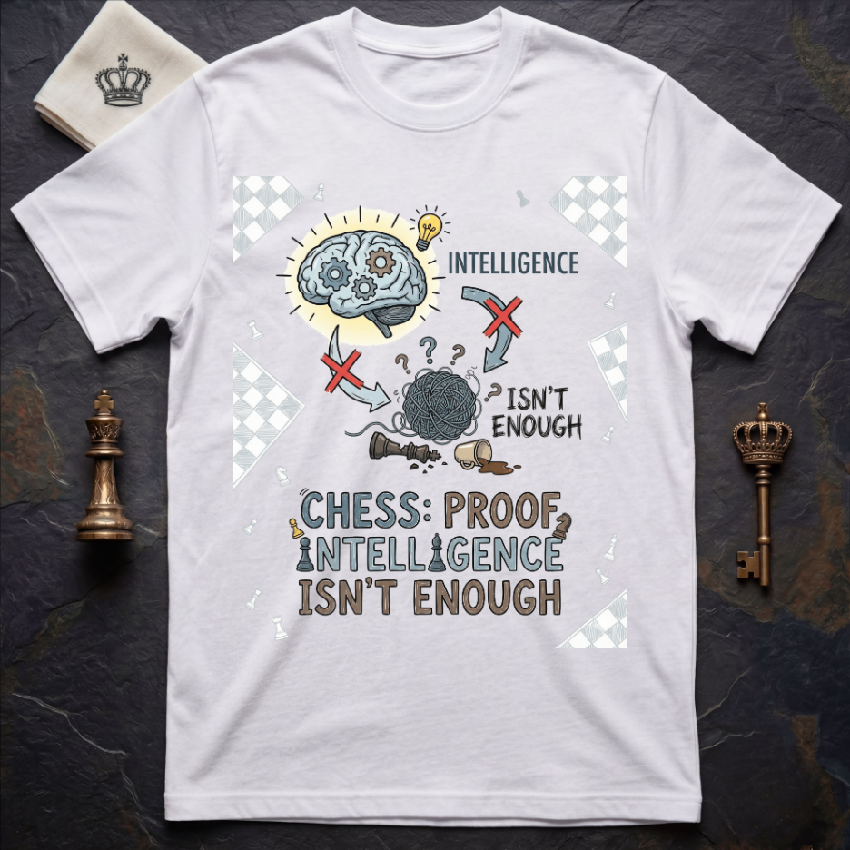 Chess Proof Intelligence Isn't Enough T-Shirt