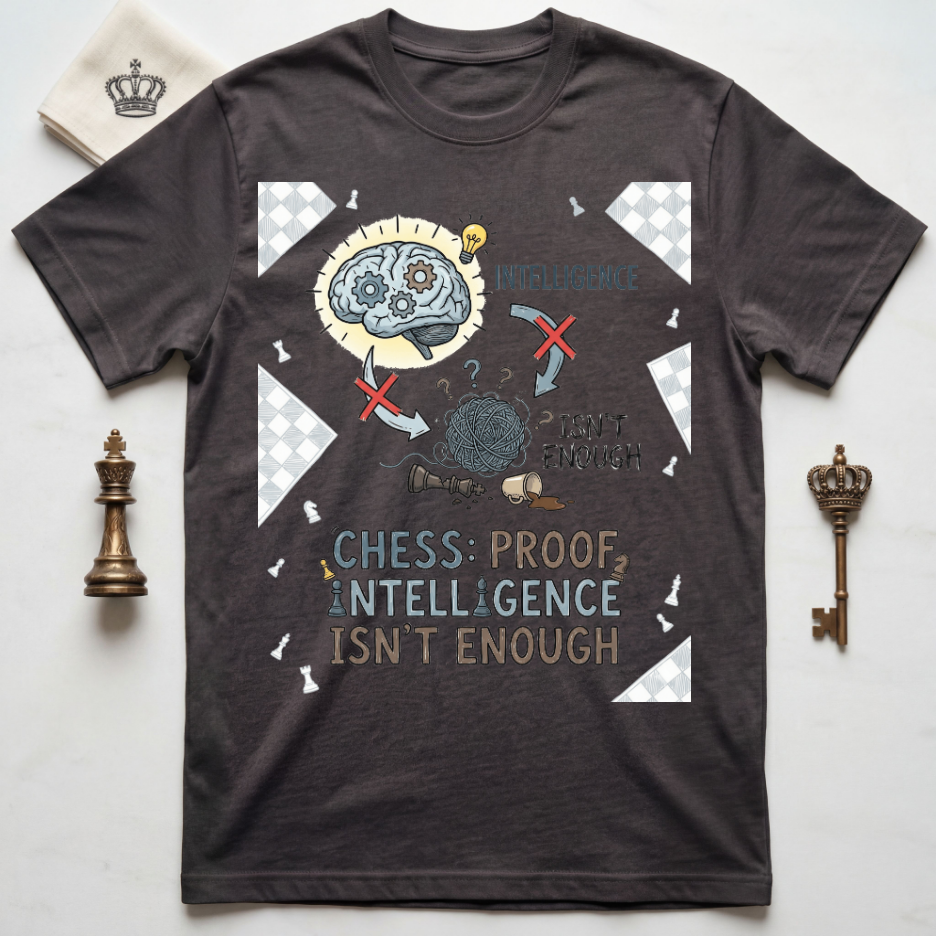 Chess Proof Intelligence Isn't Enough T-Shirt