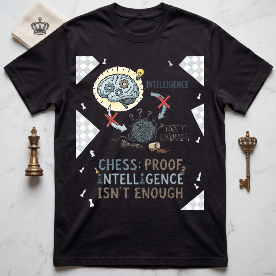 Chess Proof Intelligence Isn't Enough T-Shirt