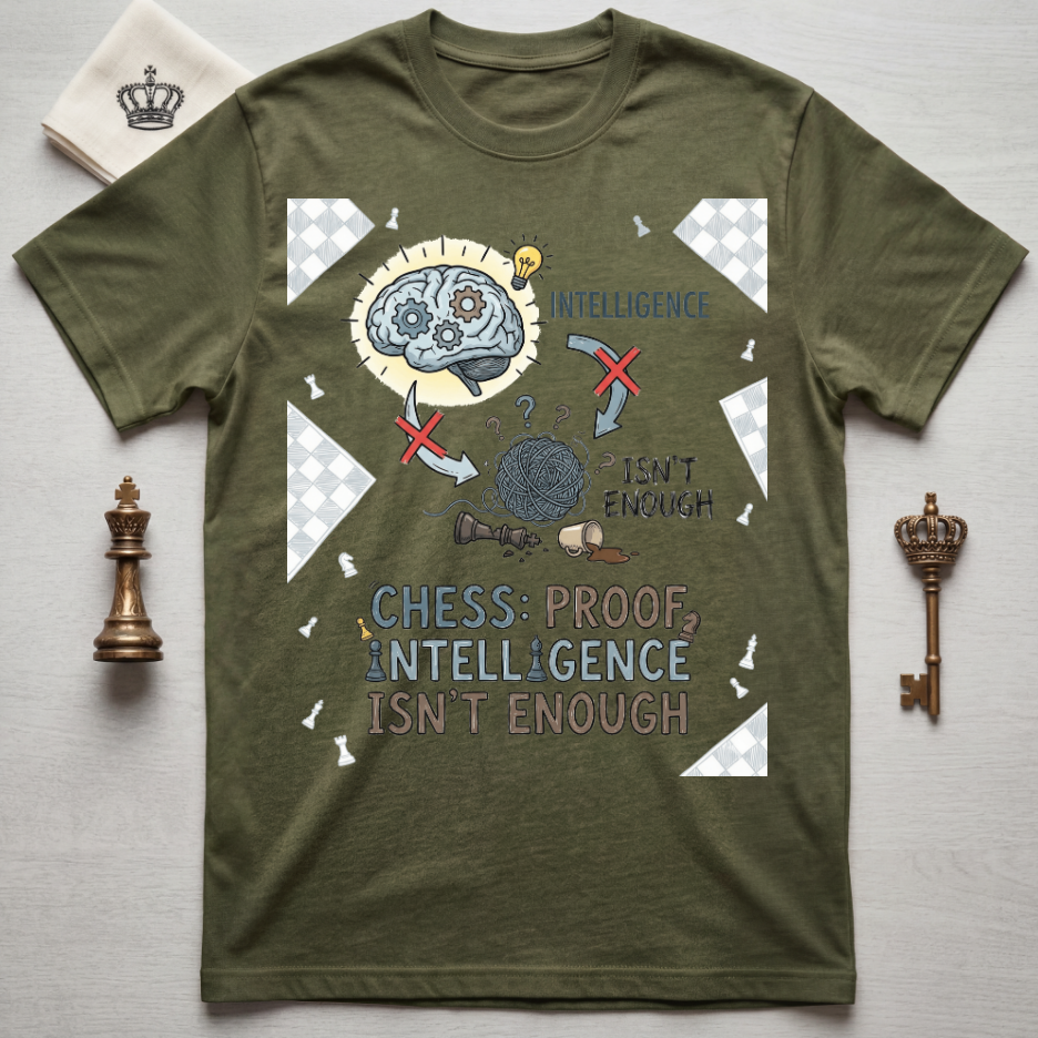 Chess Proof Intelligence Isn't Enough T-Shirt