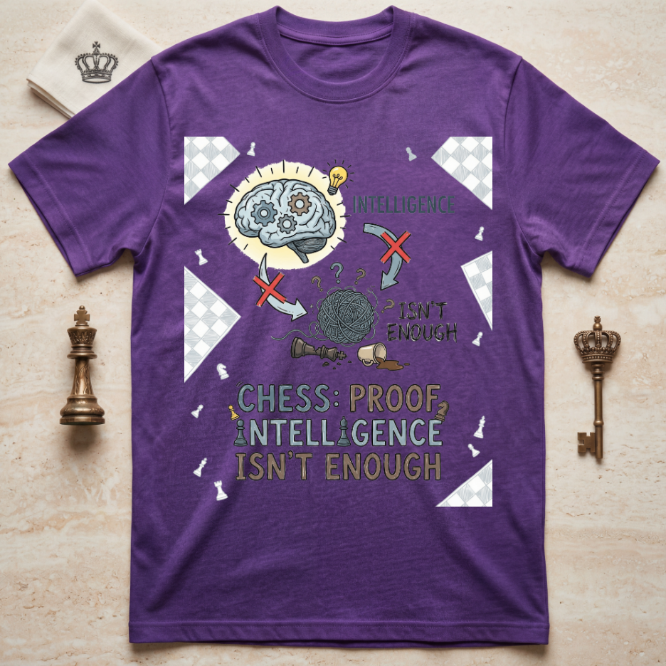 Chess Proof Intelligence Isn't Enough T-Shirt