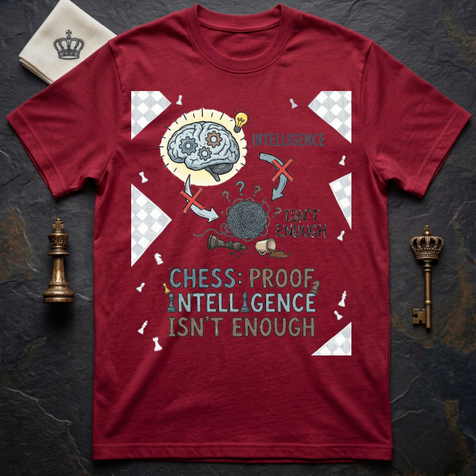 Chess Proof Intelligence Isn't Enough T-Shirt