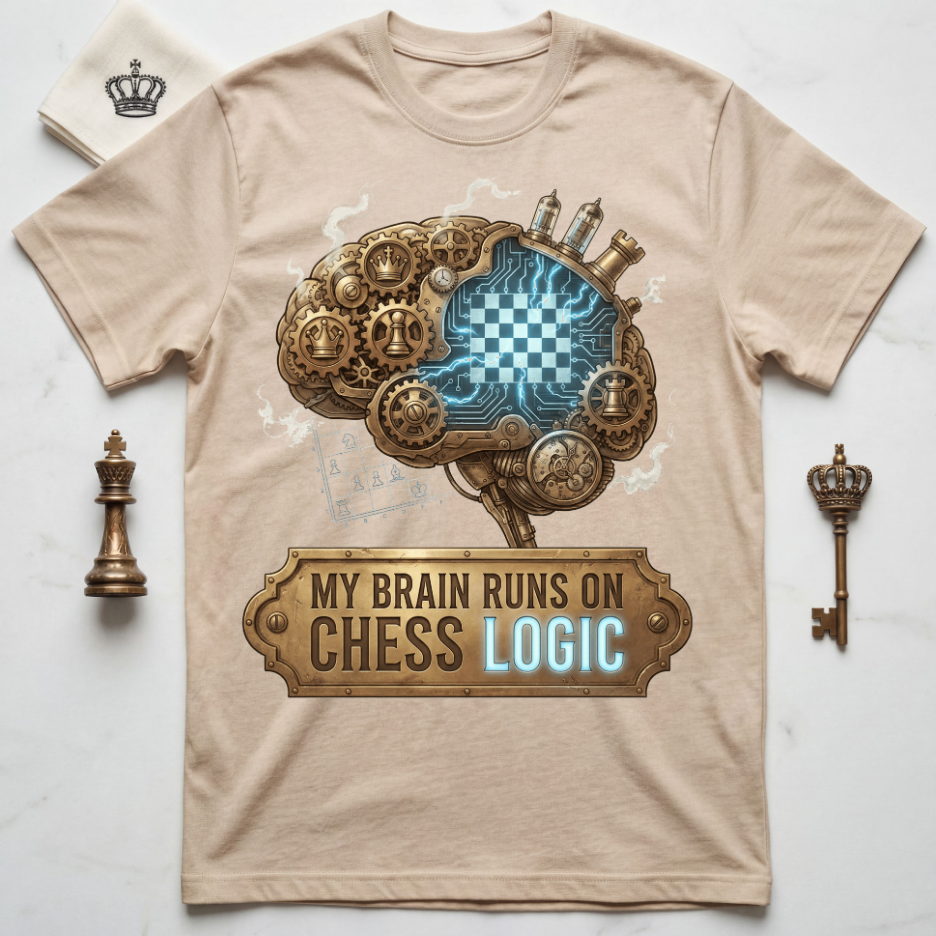 My Brain Runs On Chess Logic T-Shirt