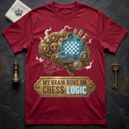 My Brain Runs On Chess Logic T-Shirt