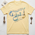 Progress Isn't Linear Neither Is Chess T-Shirt