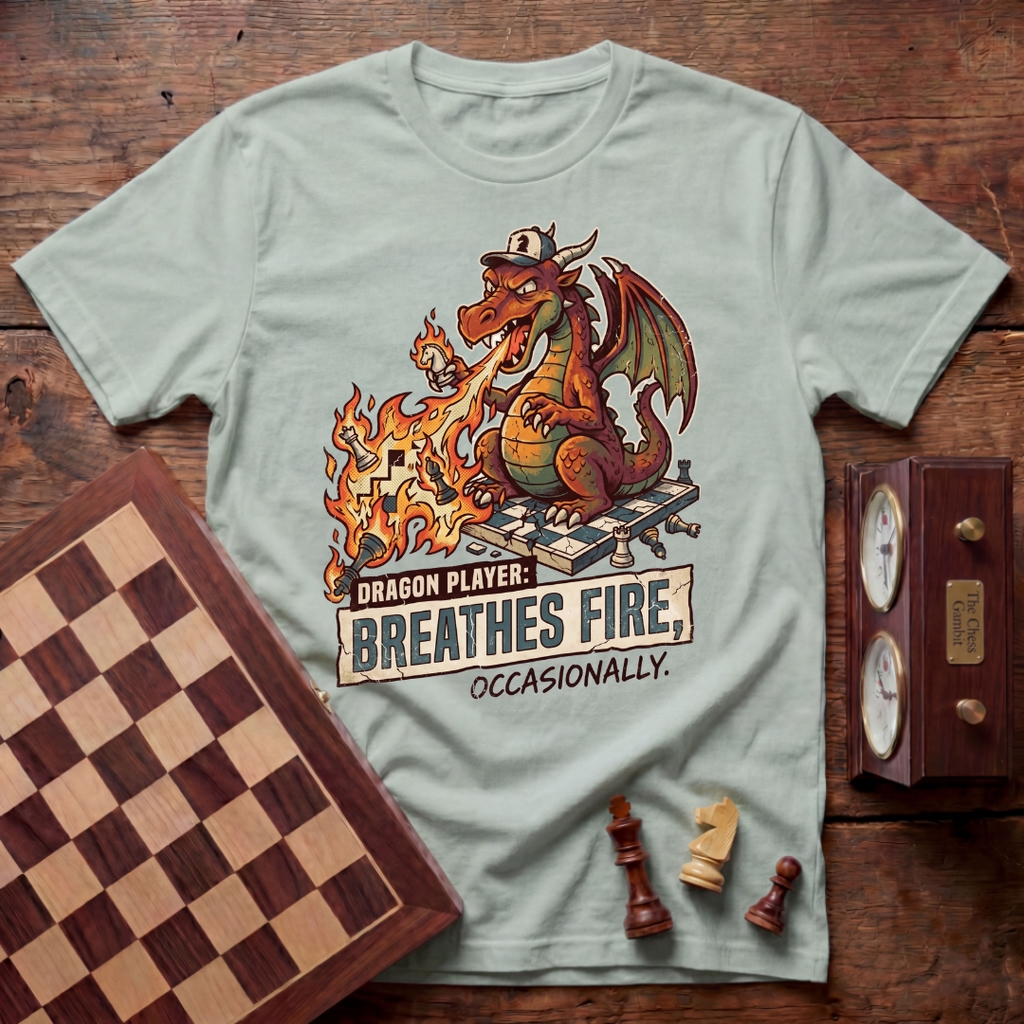 Dragon Player Breathes Fire Occasionally T-shirt