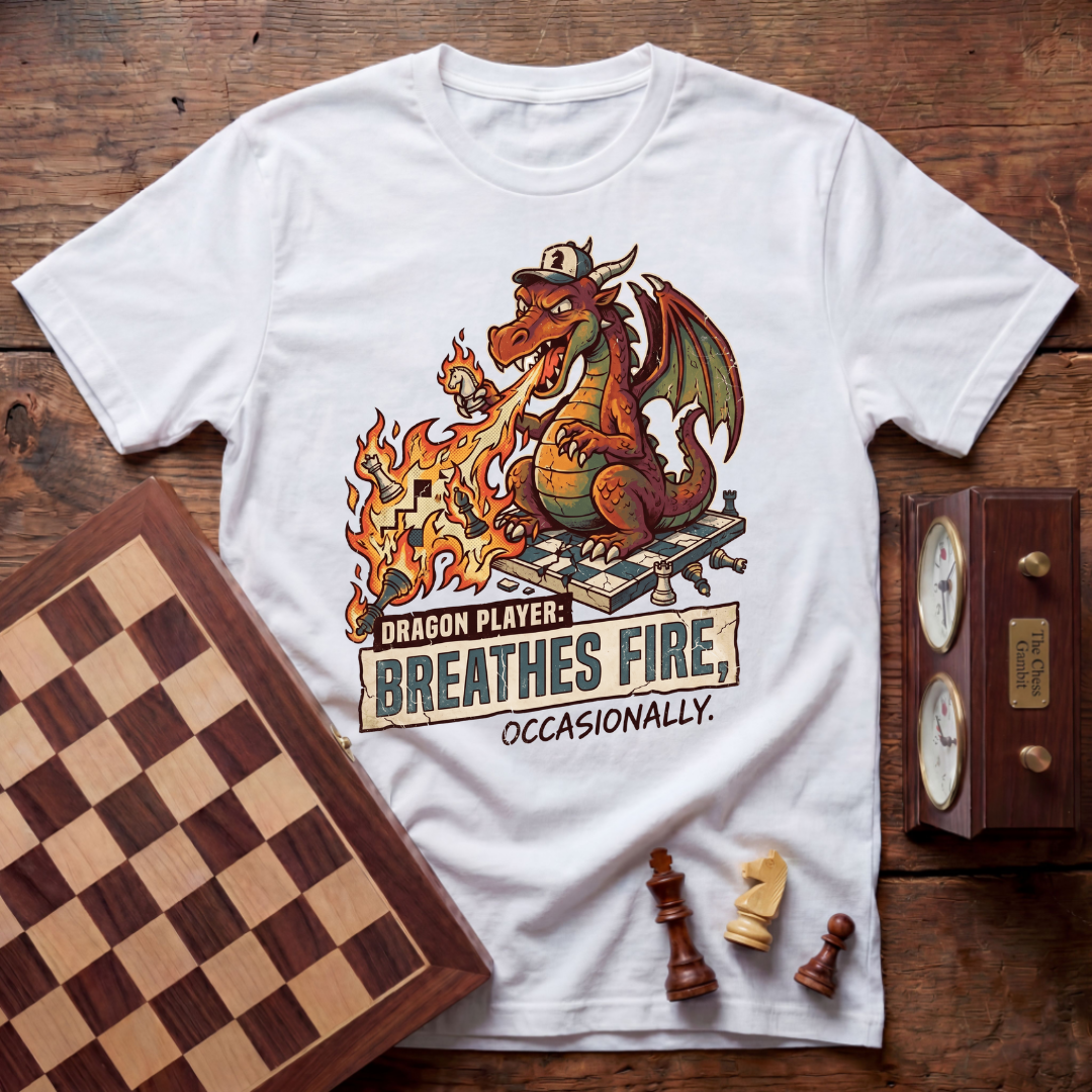 Dragon Player Breathes Fire Occasionally T-shirt