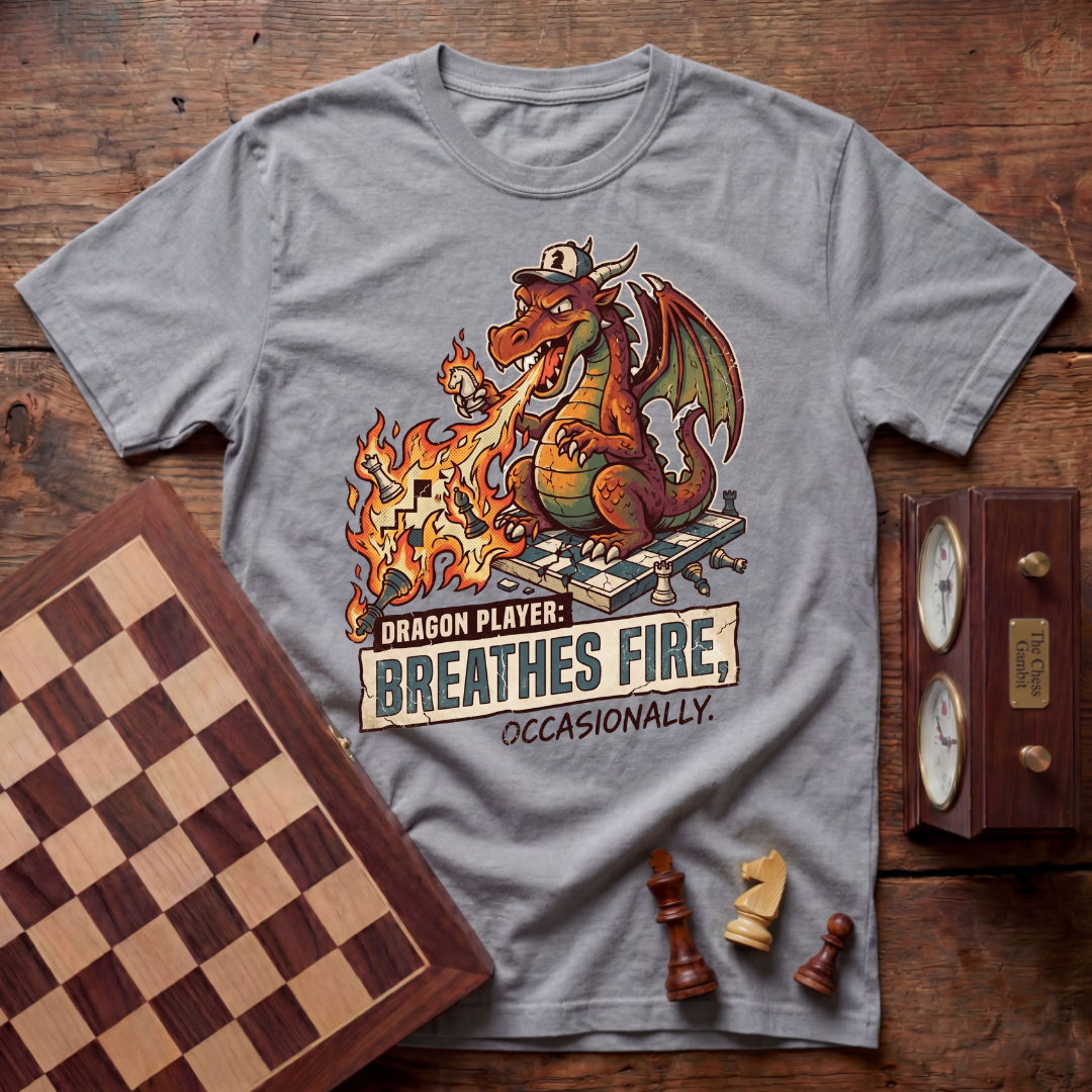 Dragon Player Breathes Fire Occasionally T-shirt