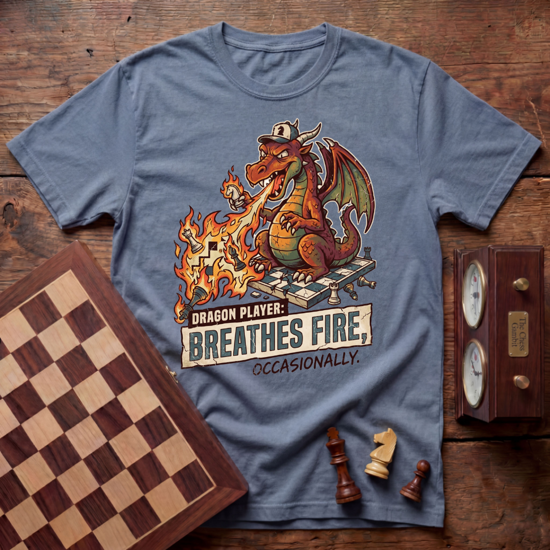 Dragon Player Breathes Fire Occasionally T-shirt