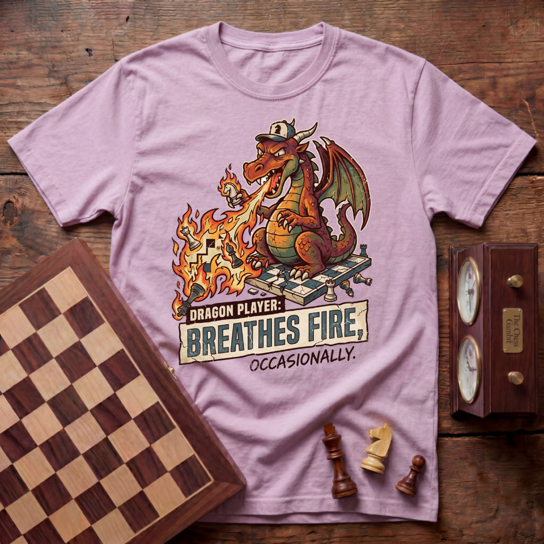 Dragon Player Breathes Fire Occasionally T-shirt