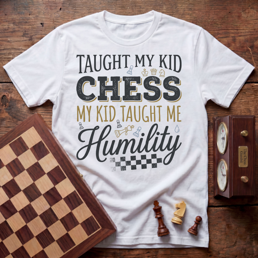 Taught My Kid Chess T-shirt