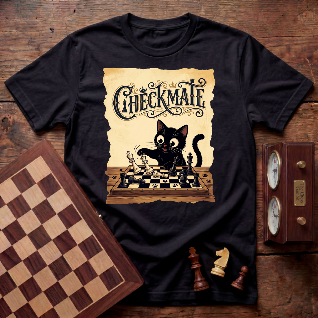 Checkmate Cat T-shirt