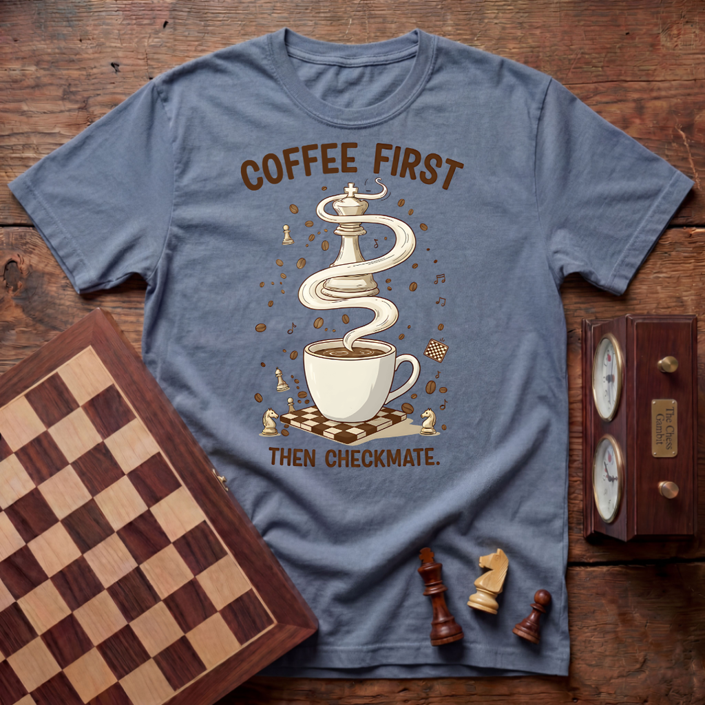 Coffee First Then Checkmate T-shirt