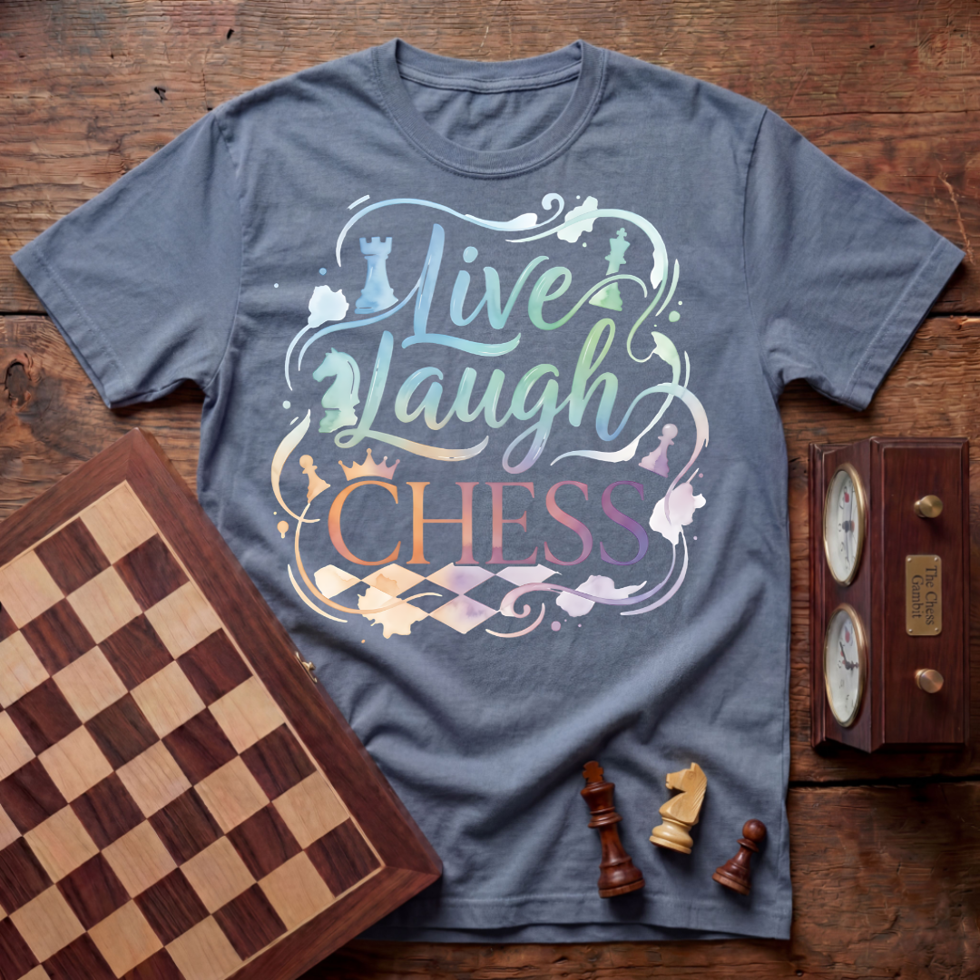 Live Laugh Chess T-shirt