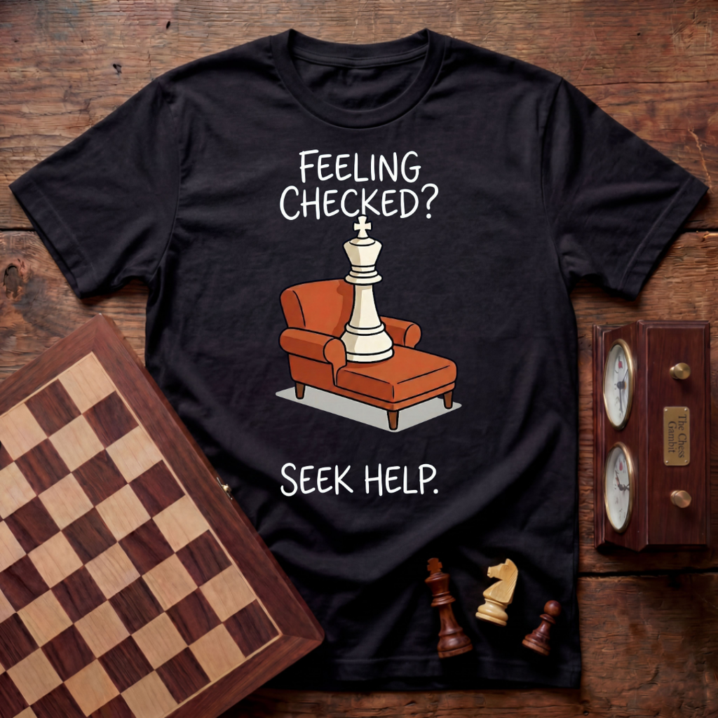Feeling Checked Seek Help T-shirt