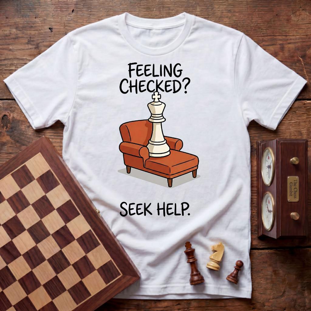 Feeling Checked Seek Help T-shirt