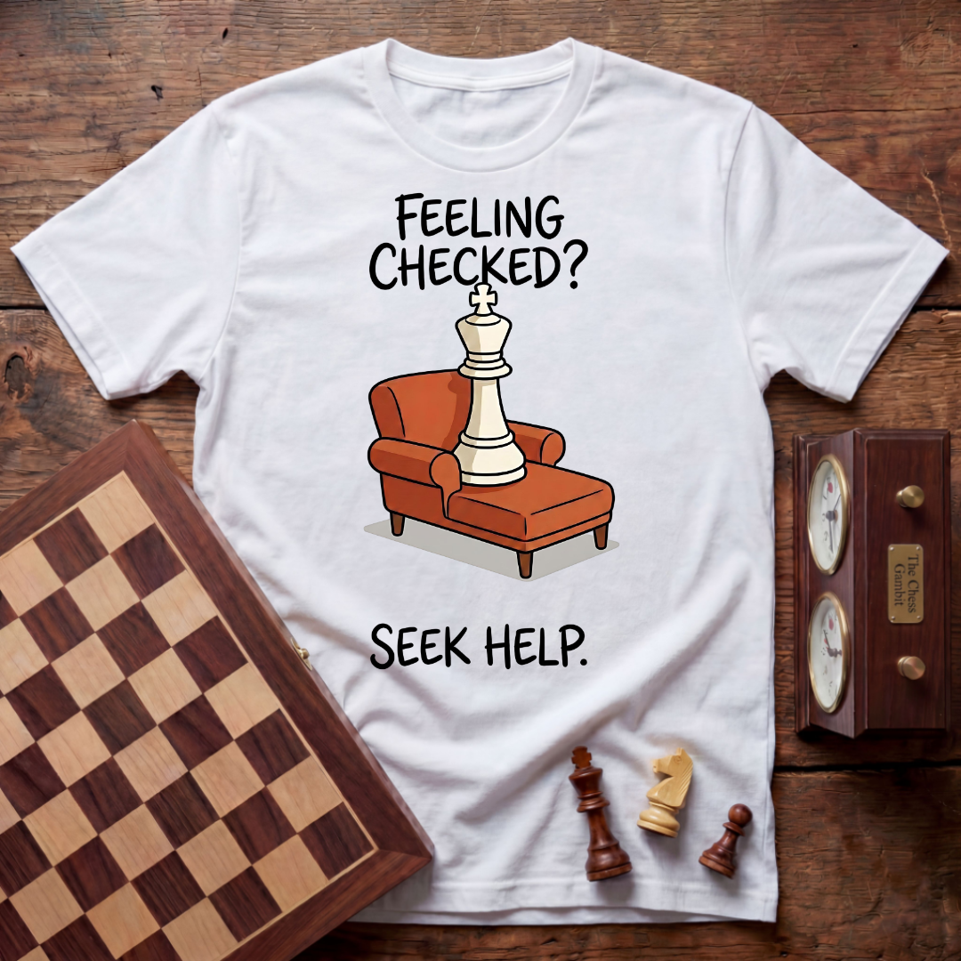 Feeling Checked Seek Help T-shirt