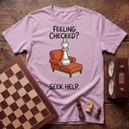 Feeling Checked Seek Help T-shirt