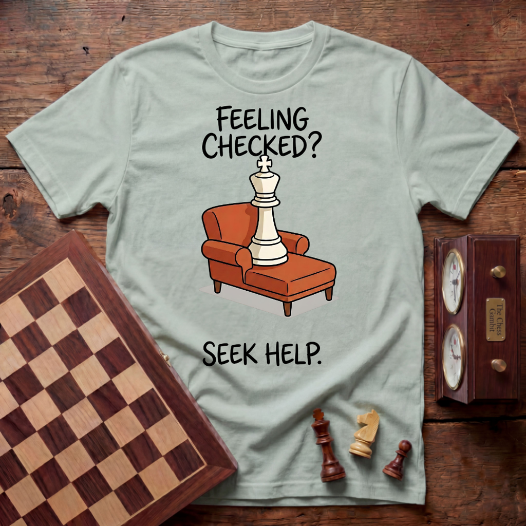 Feeling Checked Seek Help T-shirt