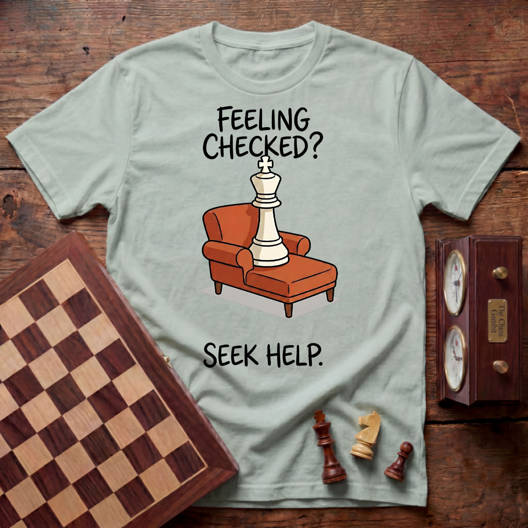 Feeling Checked Seek Help T-shirt