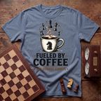 Fueled By Coffee And Dubious Gambits T-shirt