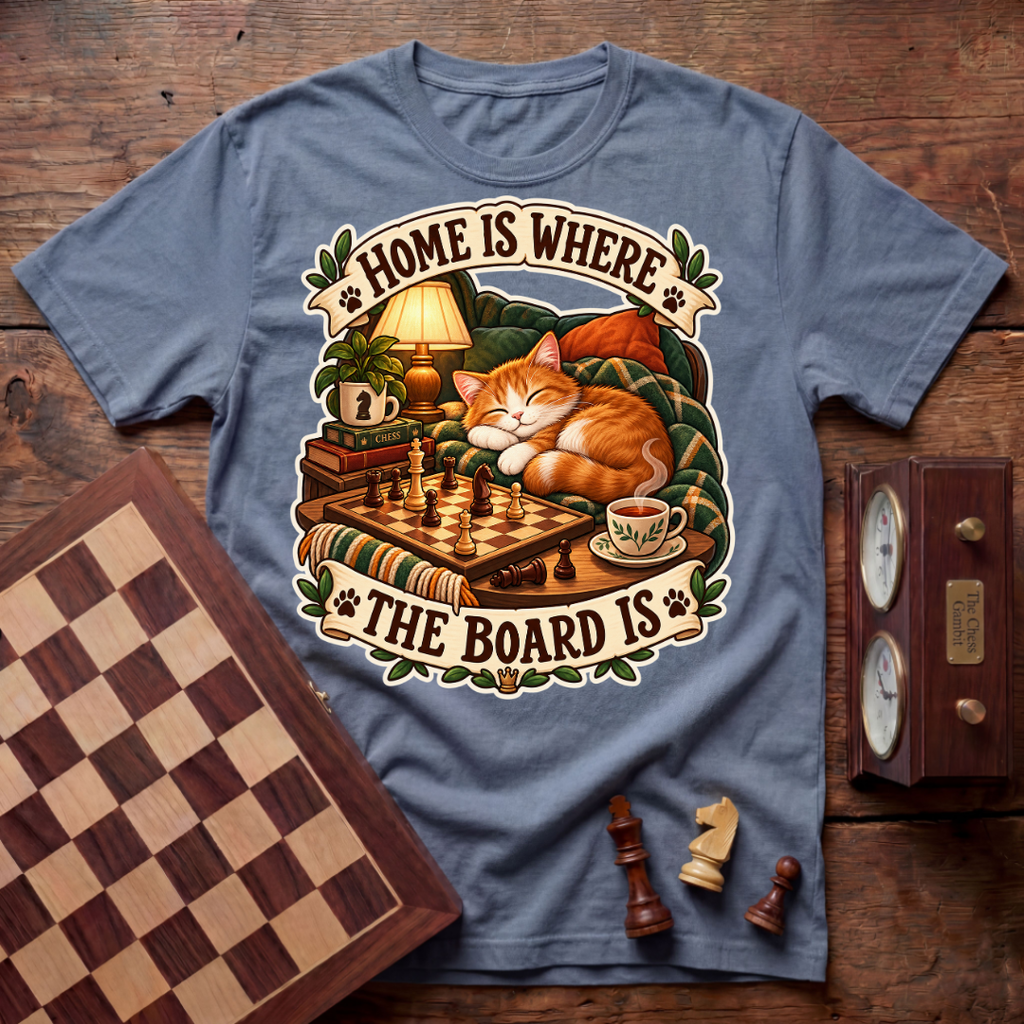 Home Is Where The Board Is T-shirt