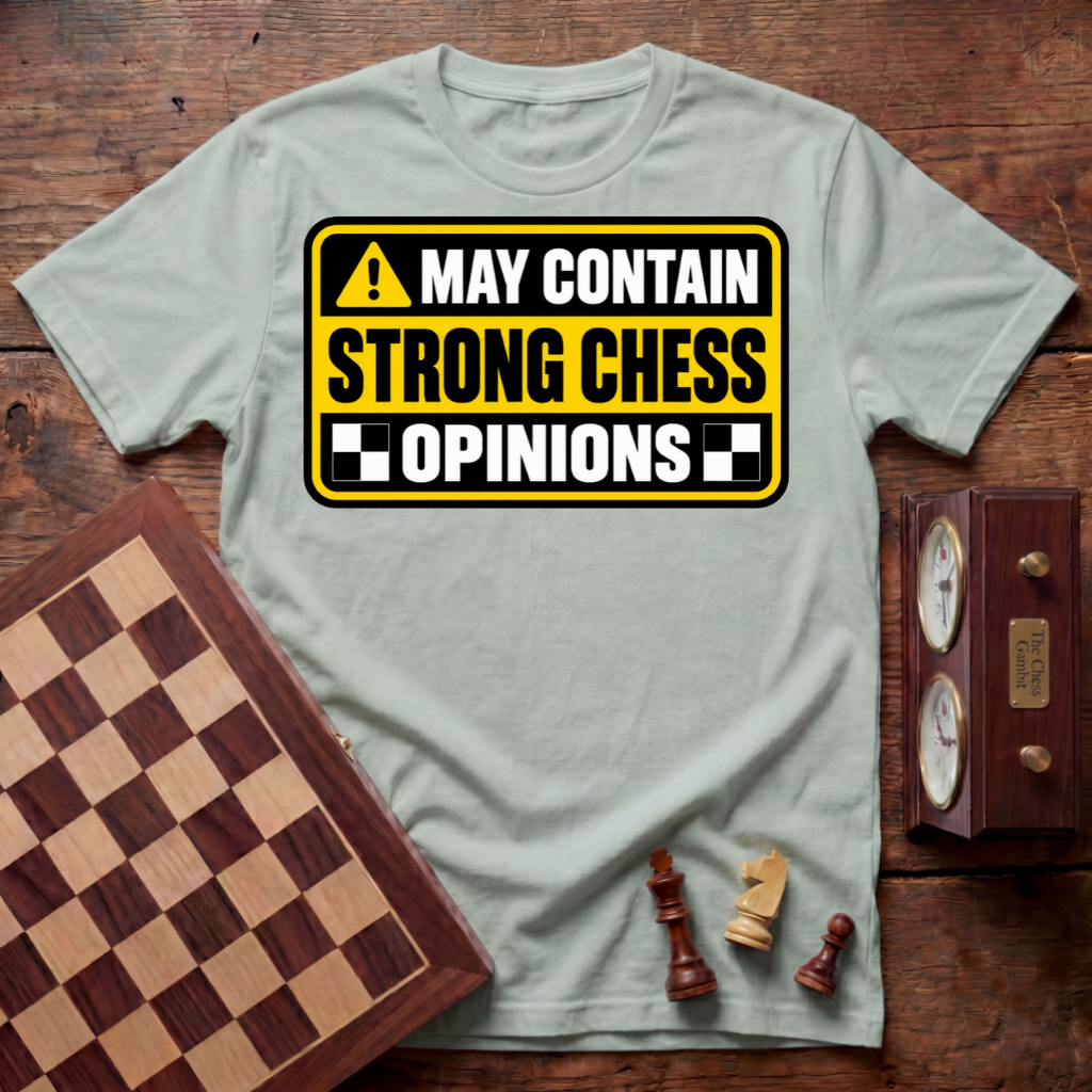 May Contain Strong Chess Opinions T-shirt