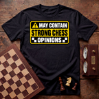 May Contain Strong Chess Opinions T-shirt