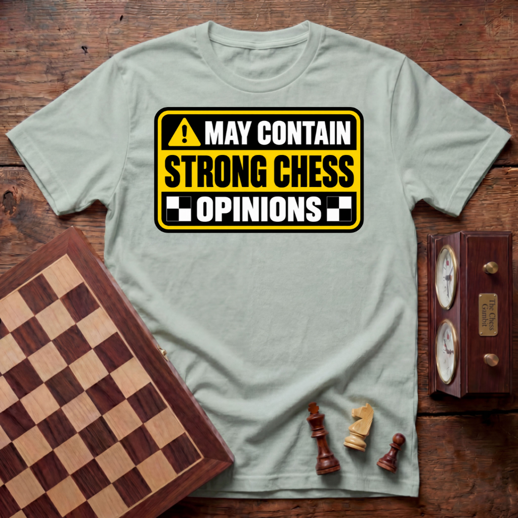 May Contain Strong Chess Opinions T-shirt