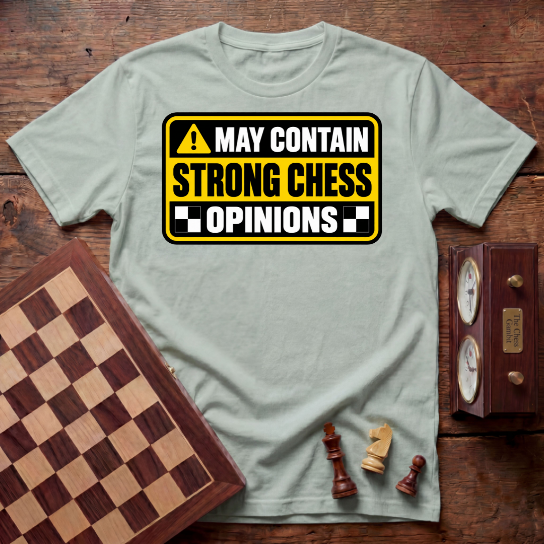 May Contain Strong Chess Opinions T-shirt